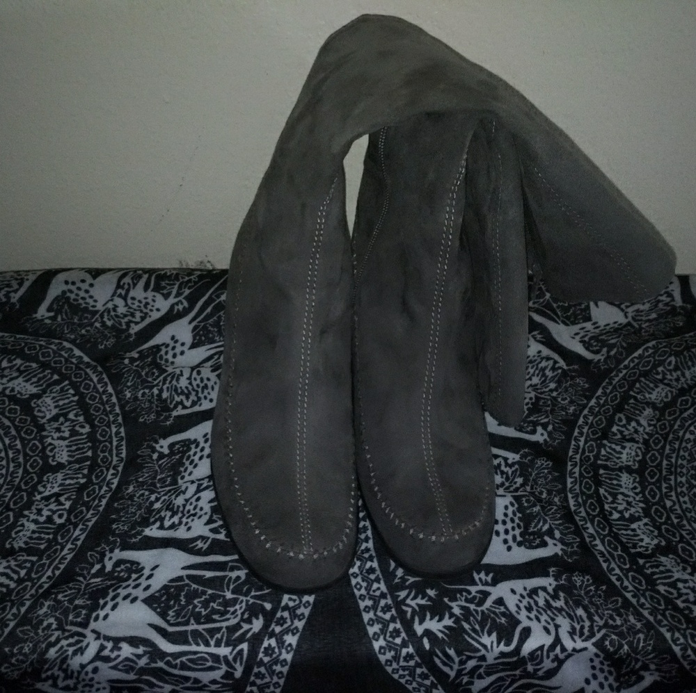 Aerosoles Binocular Knee High Wedge Boots, Size 9